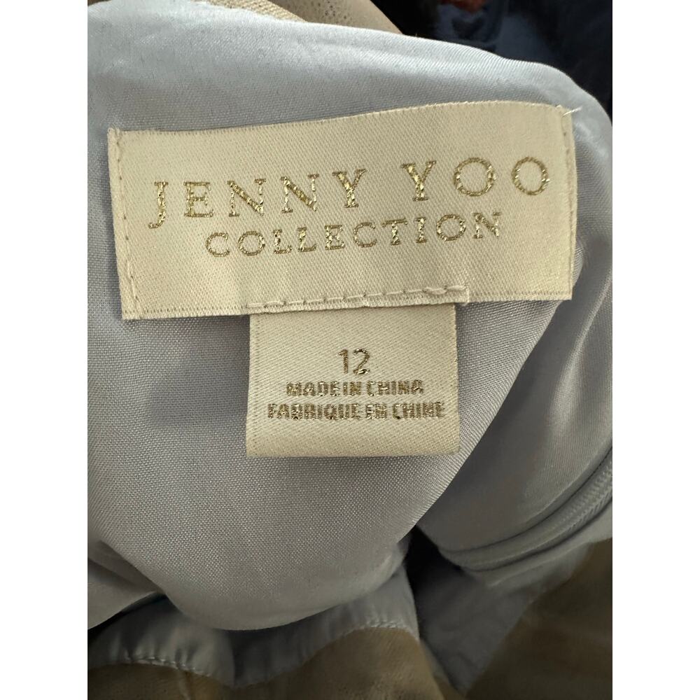JENNY YOO x Anthropologie BHLDN Kinsley Dress Whisper Blue Gown Formal - 12 NWT - Picture 5 of 6